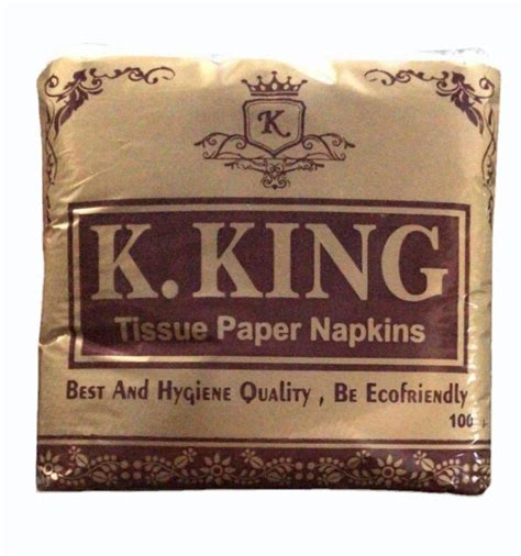 K King Tissue Paper Napkin Size 20 X 20 Cm At Rs 16packet In Surat