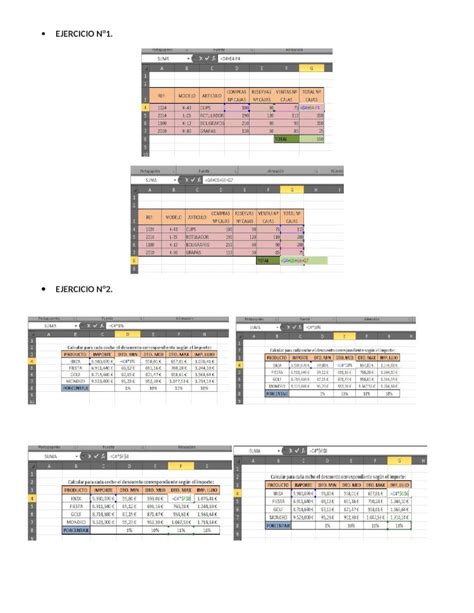 Docx Ejercicios Excel Dokumen Tips