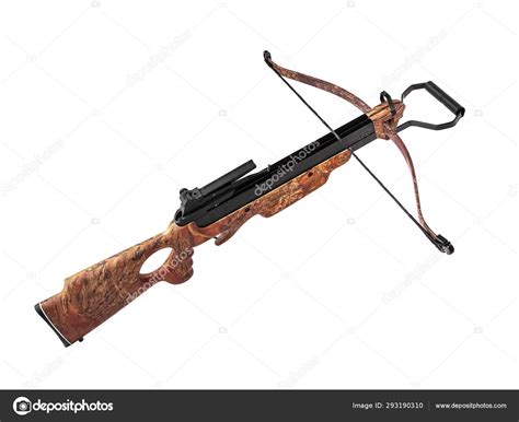 Modern crossbow isolate on white back. Stock Photo by ©4solidwork.gmail.com 293190310