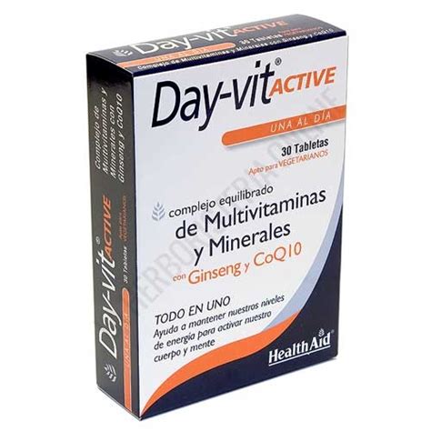 Day Vit Active Health Aid 30 Comprimidos Health Aid Herbolario Online Productos De