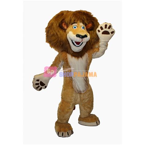 Alex The Lion Madagascar Mascot Costume