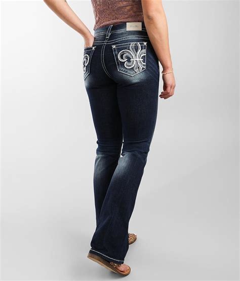 Miss Me Curvy Boot Stretch Jean Womens Jeans In K220 Buckle