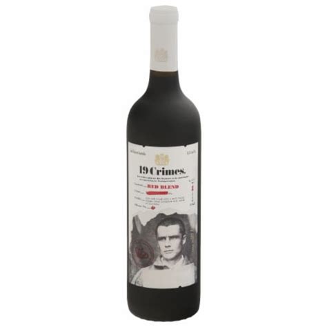 19 Crimes Red Blend South Eastern Australia Red Wine, 750 ml - Kroger