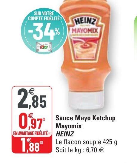 Promo Sauce Mayo Ketchup Mayomix Heinz Chez G