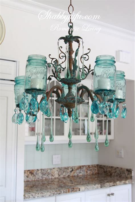 How To Make A Farmhouse Mason Jar Chandelier Shabbyfufu