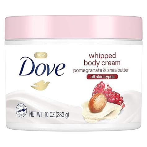 Amazon Dove Whipped Body Cream Dry Skin Moisturizer Pomegranate