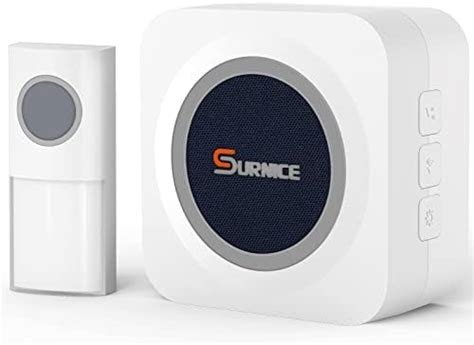 Wireless Door Bell Battery Operated SURNICE Waterproof Doorbell Chime