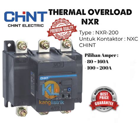 Jual Thermal Overload Chint Nxr A A Overload Chint Nxr