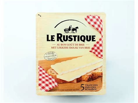 Queijo Brie Fatias 125g LE RUSTIQUE Nutripédia