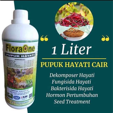 Jual Floraone Pupuk Hayati Flora One Liter Pupuk Hayati Flora One