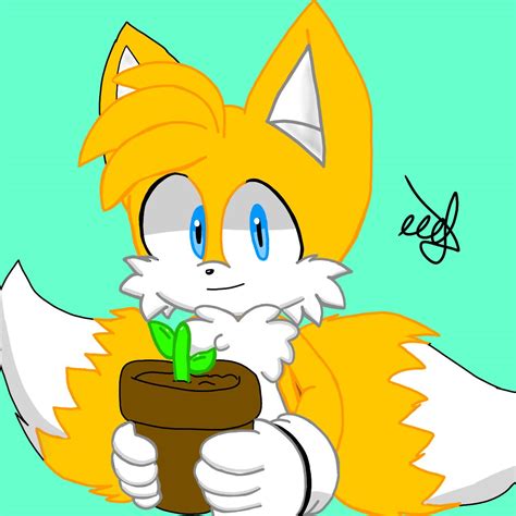 Tails The Fox Fan Art By Yatsuric On Deviantart