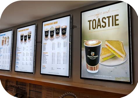 Static Digital Cafes Restaurant Hospitality Signage Solutions