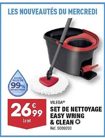 Promo Vileda Set De Nettoyage Easy Wring Clean Chez Aldi Icatalogue Fr