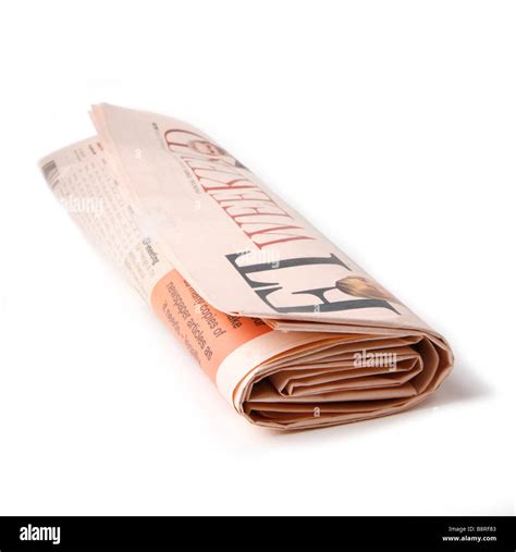 The Financial Times Newspaper Rolled Up Hi Res Stock Photography And