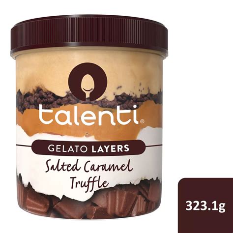 Talenti Gelato Layers Salted Caramel Truffle Shop Ice Cream At H E B