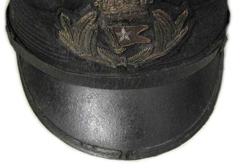 White Star Line Officers Cap Silver Co Aged