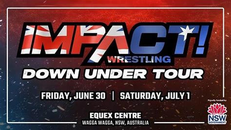 Impact Wrestling Down Under Tour Match Card Results Tna Ppv