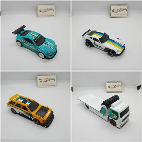 Jual Hot Wheels Loose Diorama Greddy Fleet Street Pandem Subaru BRZ Nissan Maxima Drift Car