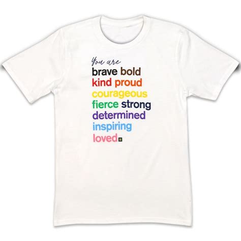 You Are Rainbow LGBTQ Gay Pride T Shirt HRC