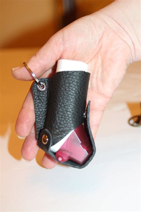 Leather Inhaler Case Personalized Leather Salamol Pouch Etsy