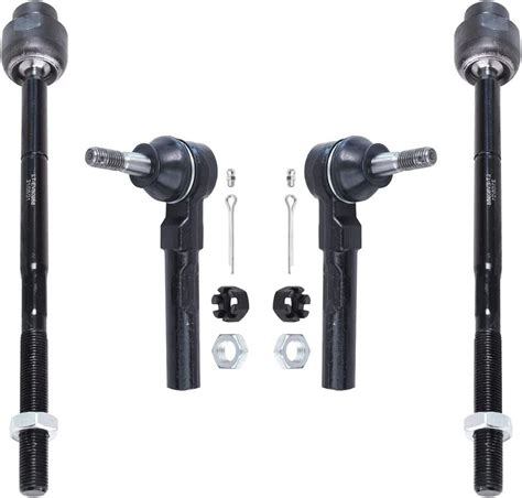 Pc Front Inner Outer Tie Rods Suspension Kit