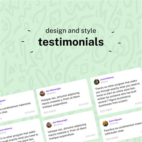 How To Design And Style Better Testimonials By Vikalp Kaushik Ux