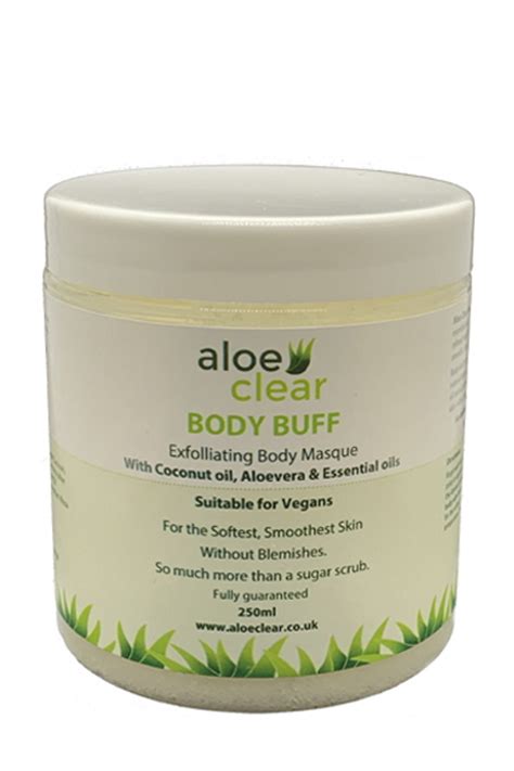 Aloe Clear Body Buff Natural Sugar Scrub 250ml – Stylishcare