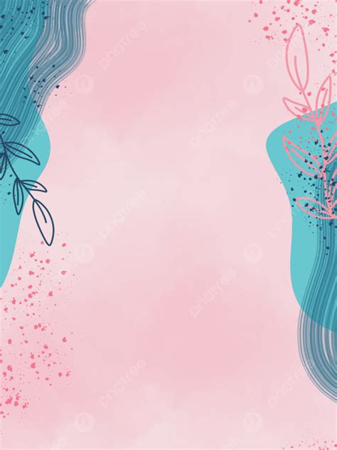 Aesthetic Wallpaper With Pink And Blue Color Palette Background ...