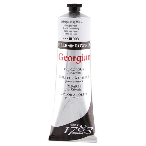 Daler Rowney Georgian Oil Color Underpainting White Ml Tube