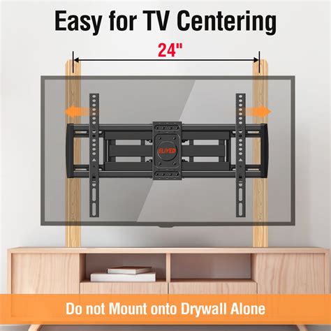 ELIVED TV Wall Mount For Most 37 75 Inch LED LCD OLED TVs Full