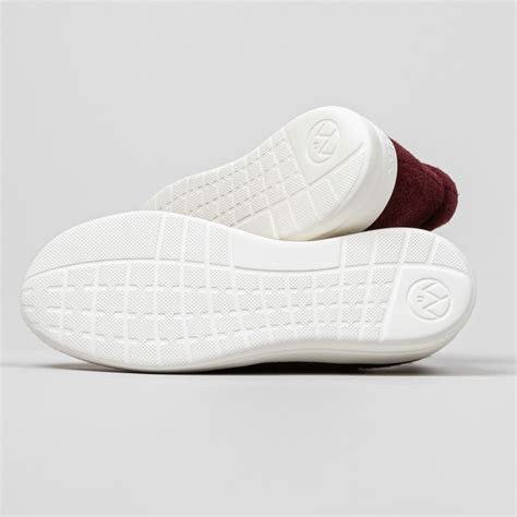 Baskets Vola Femme Bordeaux Foncé En Laine 3 Suisses