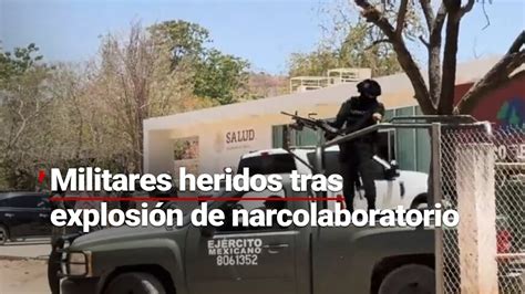 Una explosión dejó a varios MILITARES heridos durante un operativo en