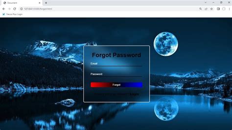 How To Make A Animated Forgot Password Form Html Css Css Tutorial For Beginners Laravel