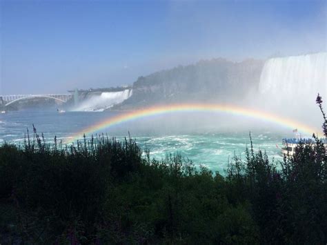 Beautiful rainbow in Niagara Falls | Landscape, Niagara falls, Natural ...