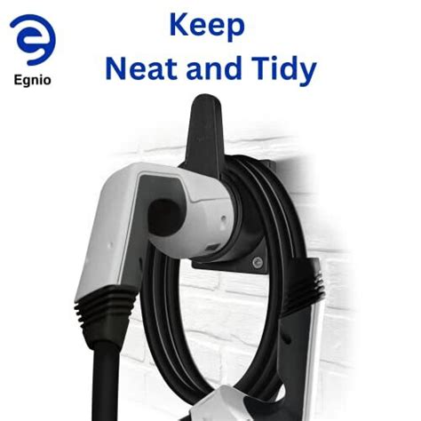 Type 2 EV Cable Holder Wall Mount Organiser For Electric Car With IEC