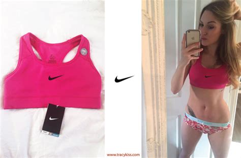 Nike Pro Pink Classic Sports Bra Tracy Kiss