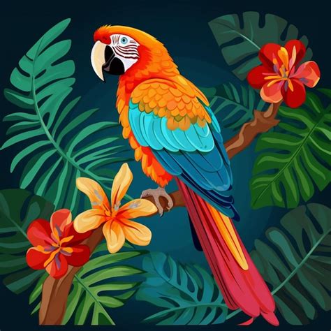 Premium Photo Macaw Vector