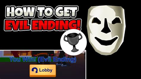 How To Get The Evil Ending Full Guide Break In Story Roblox