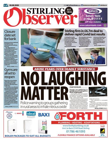 Stirling Observer August 28 2020 Magazine Get Your Digital Subscription