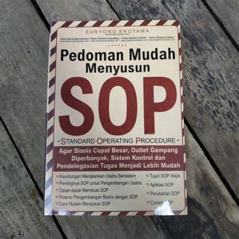 Jual Pedoman Mudah Menyusun Sop Shopee Indonesia