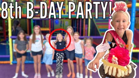 More Than Ready For Her 8th Birthday Party The B Day Ts Keep On Coming Youtube