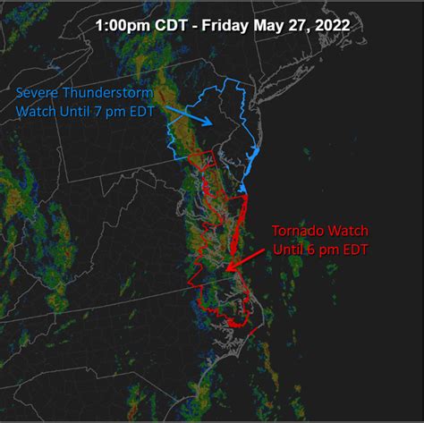 Nws Storm Prediction Center On Twitter Tornado And Severe Thunderstorm Watches Have Been