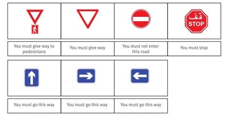 Dubai Road Signs