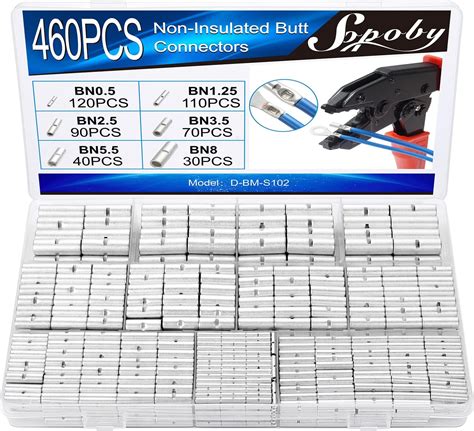 Amazon Xinmka Pcs Non Insulated Butt Connectors