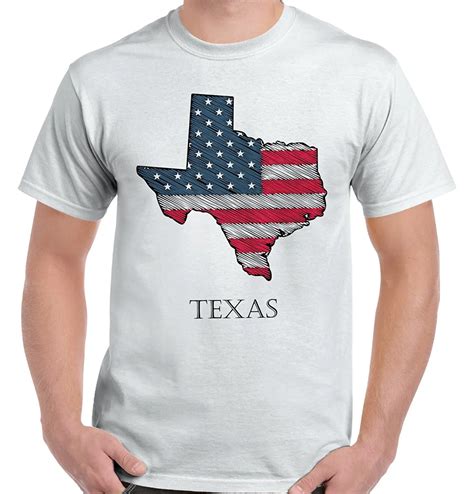 Texas State Pride American Flag Usa Patriotic T Ideas Cool T Shirt