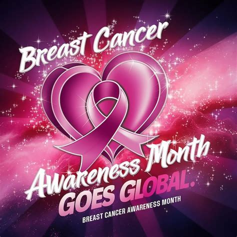 Premium Photo Breast Cancer Awareness Month Goes Global