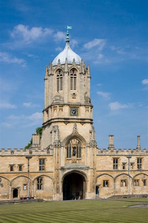 Christ Church S Tom Tower, Oxford University Stock Image - Image of ...