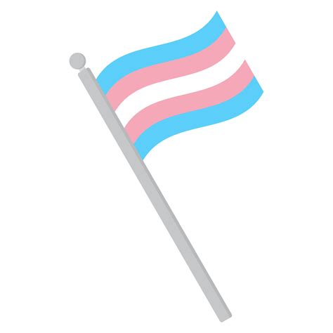 Transgender Pride Flag in shape. Trans Pride Flag. 37388093 PNG