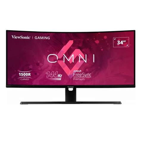 Gaming Monitor Curved Viewsonic Omni Uwqhd Hz Ms Vx Kpc