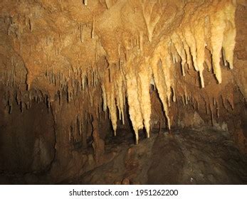 Stalactites Type Geological Formation Hanging Ceiling Stock Photo ...